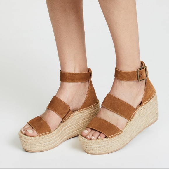 Soludos Shoes - NEW SOLUDOS Palma Platform Walnut Sandals